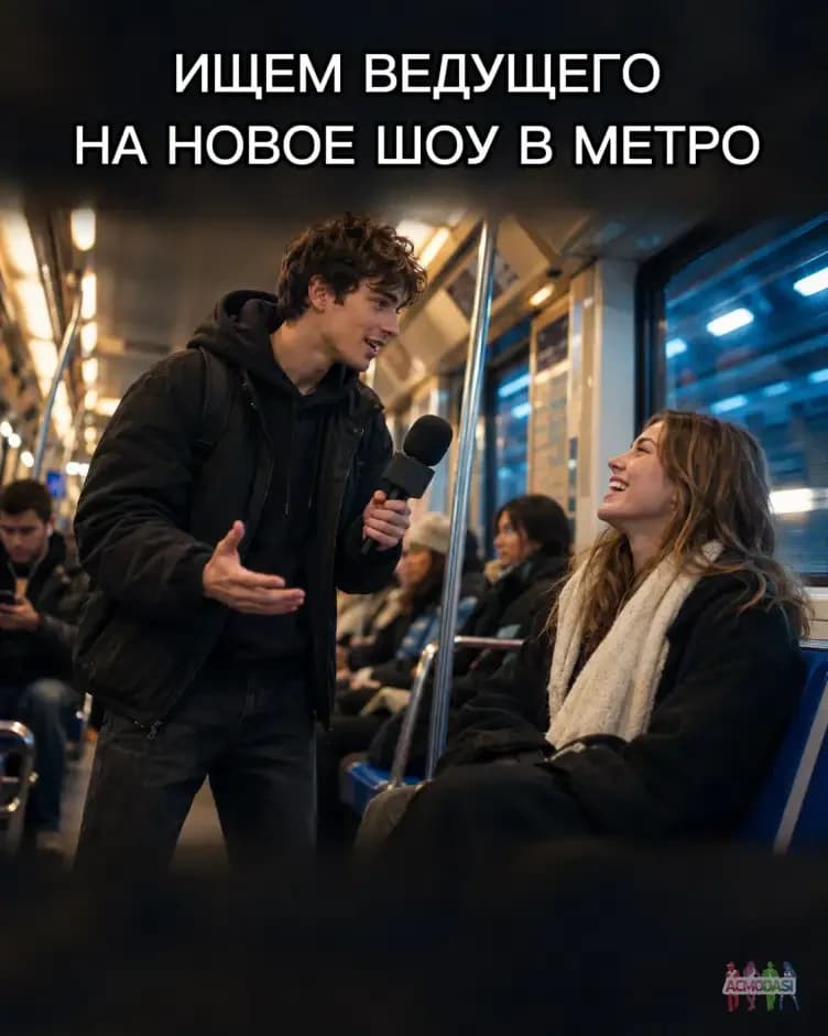 Ведущий в шоу «Moscow takes»
