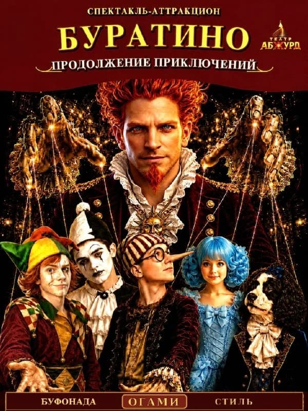 Актёр на главную роль в «Буратино»
