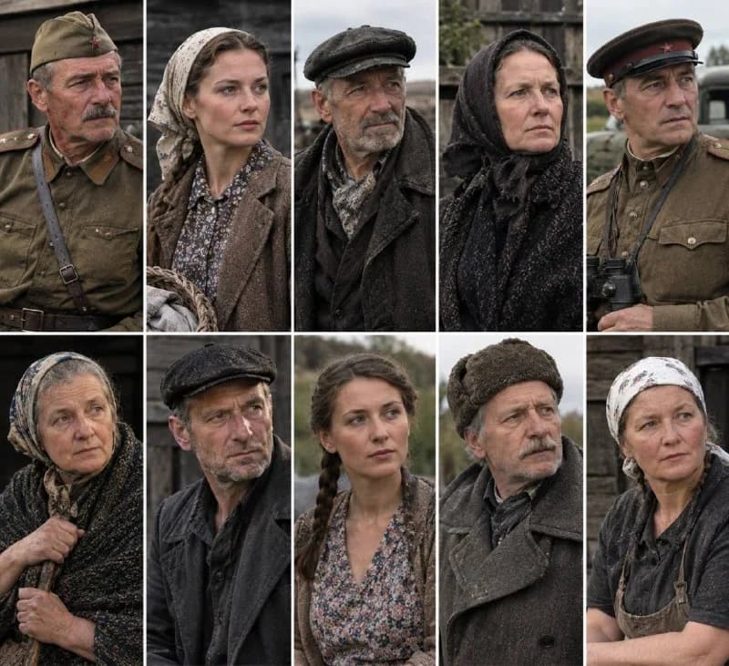 Массовка для сериала о ВОВ, 1941 год